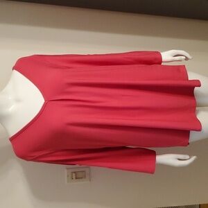 Beautiful Pink Open Shoulder Blouse